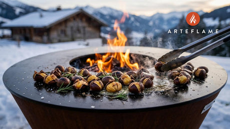 Authentic Swiss Grilled Chestnuts with Alpine Honey Glaze