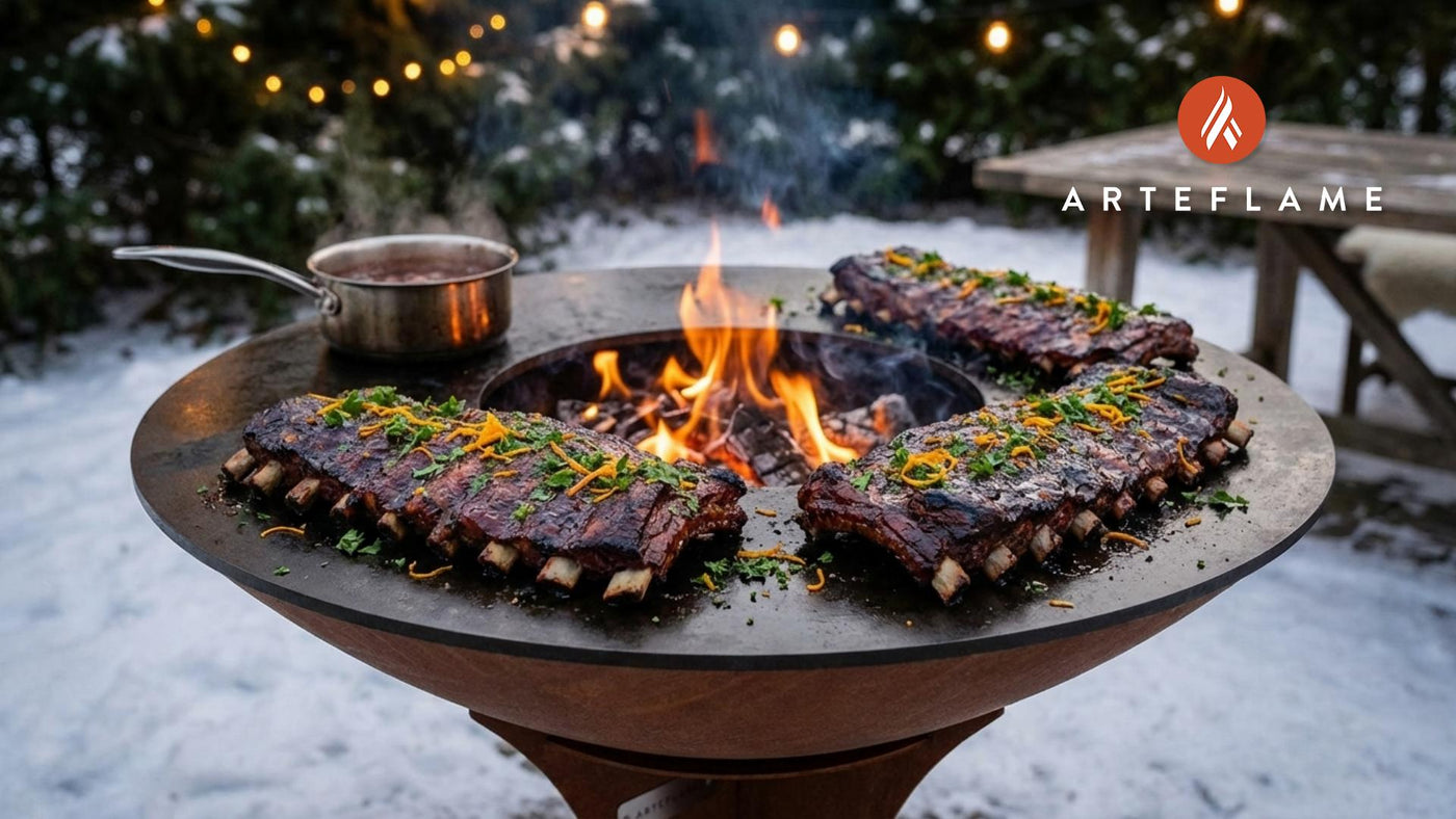 Fire-Kissed Swedish Glögg Marinated Pork Ribs