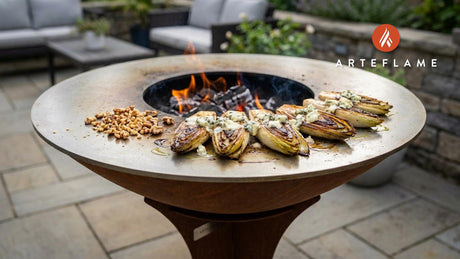Smoky Italian Grilled Endives with Gorgonzola & Walnuts