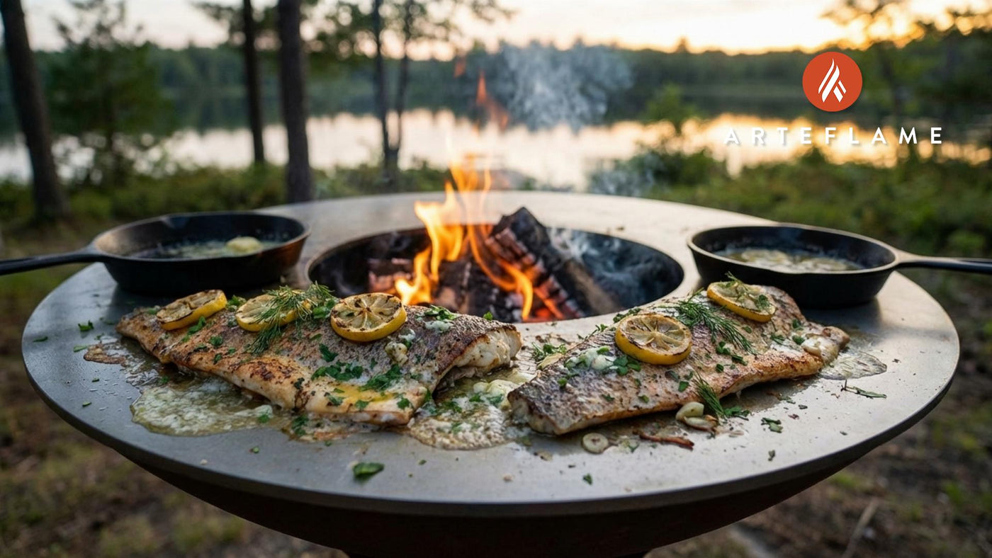 Grilled Michigan Lake Trout with Garlic Butter Recipe