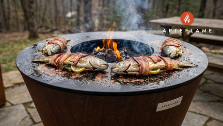 Authentic West Virginia Bacon-Wrapped Trout on the Arteflame Grill