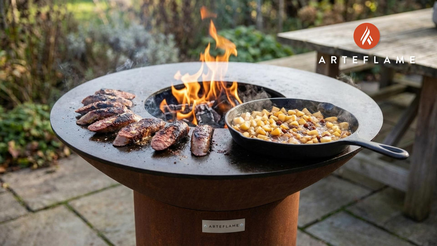 Savory Grilled Norwegian Blood Sausage with Tart Apple Chutney
