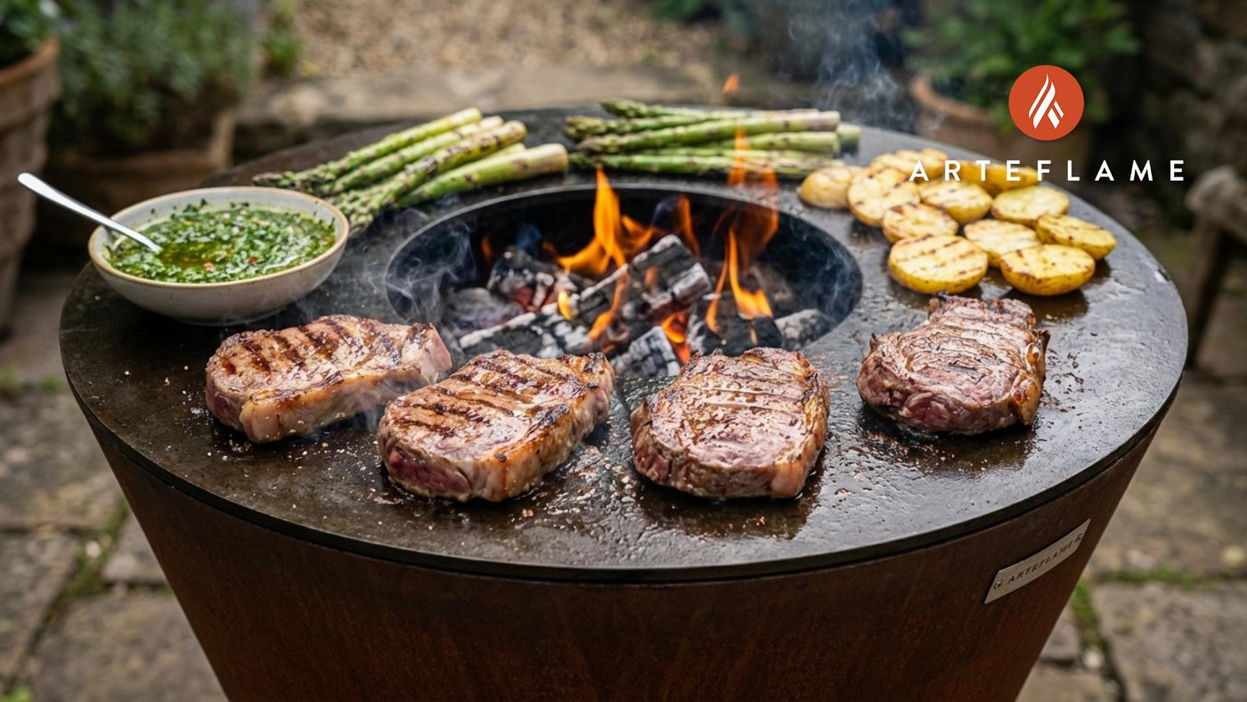 Grilled Portuguese Veal Cutlets with Fresh Chimichurri