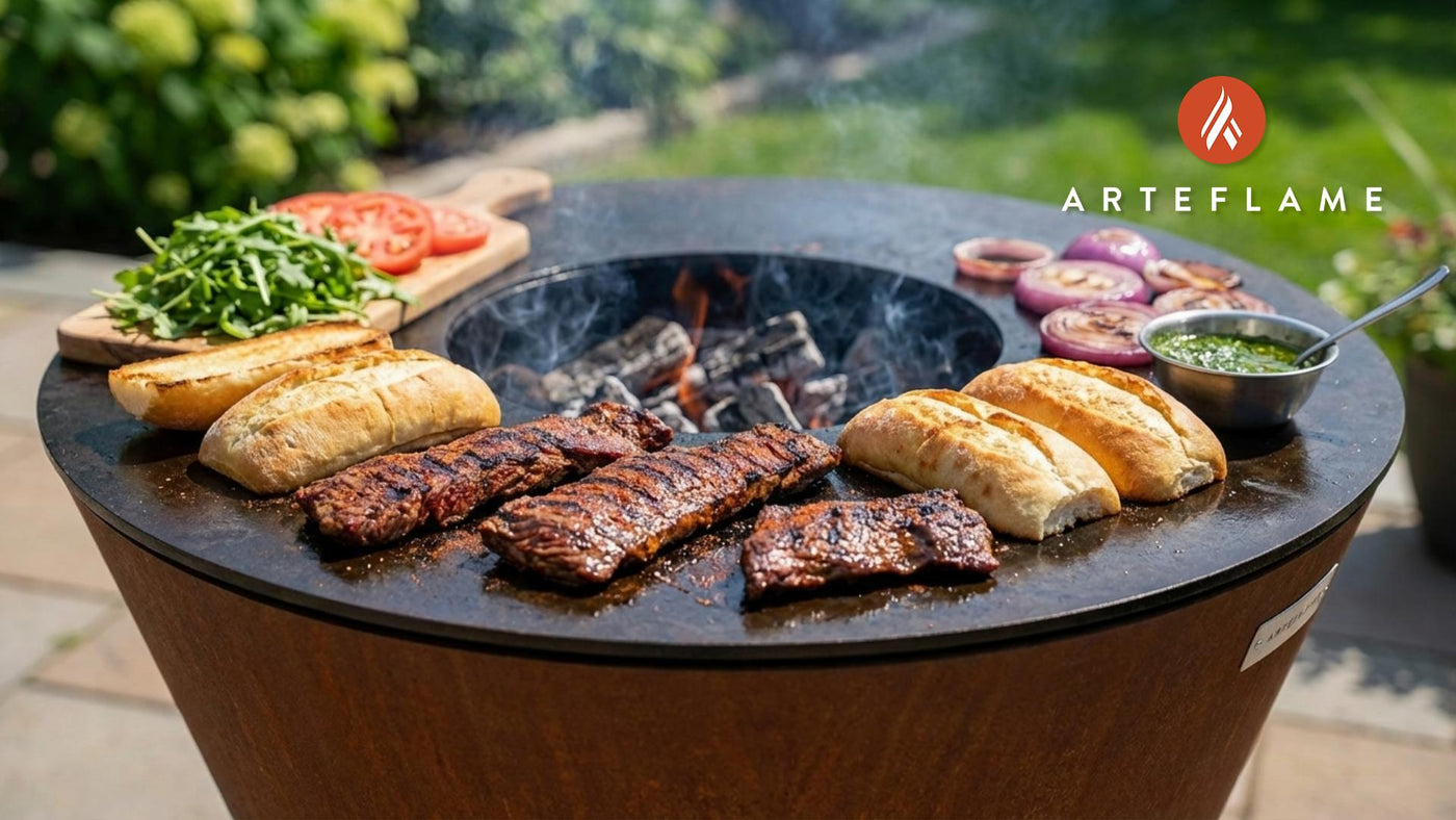 Grilled American Wagyu Skirt Steak Sandwich
