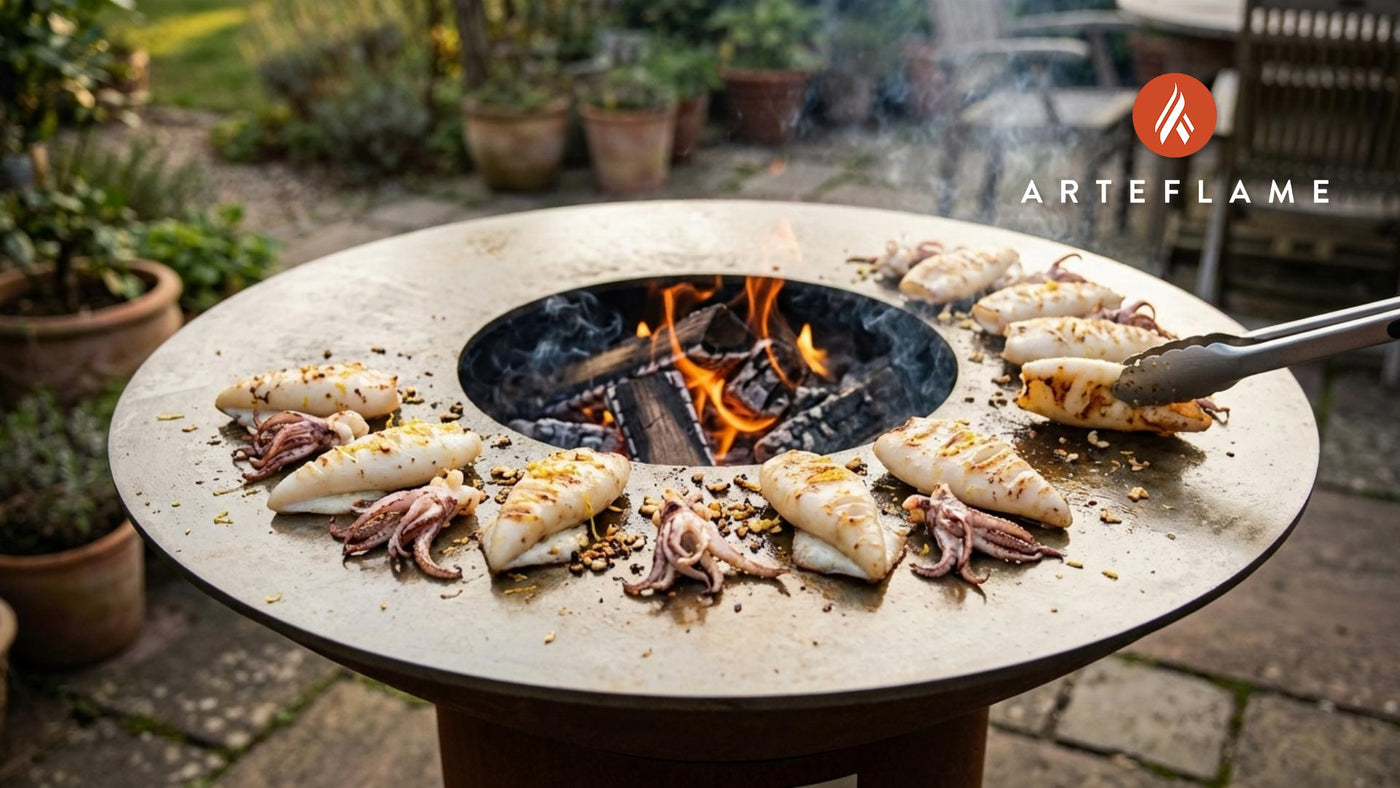 Smoky Grilled Calamari Salad: A Tender & Zesty Arteflame Recipe