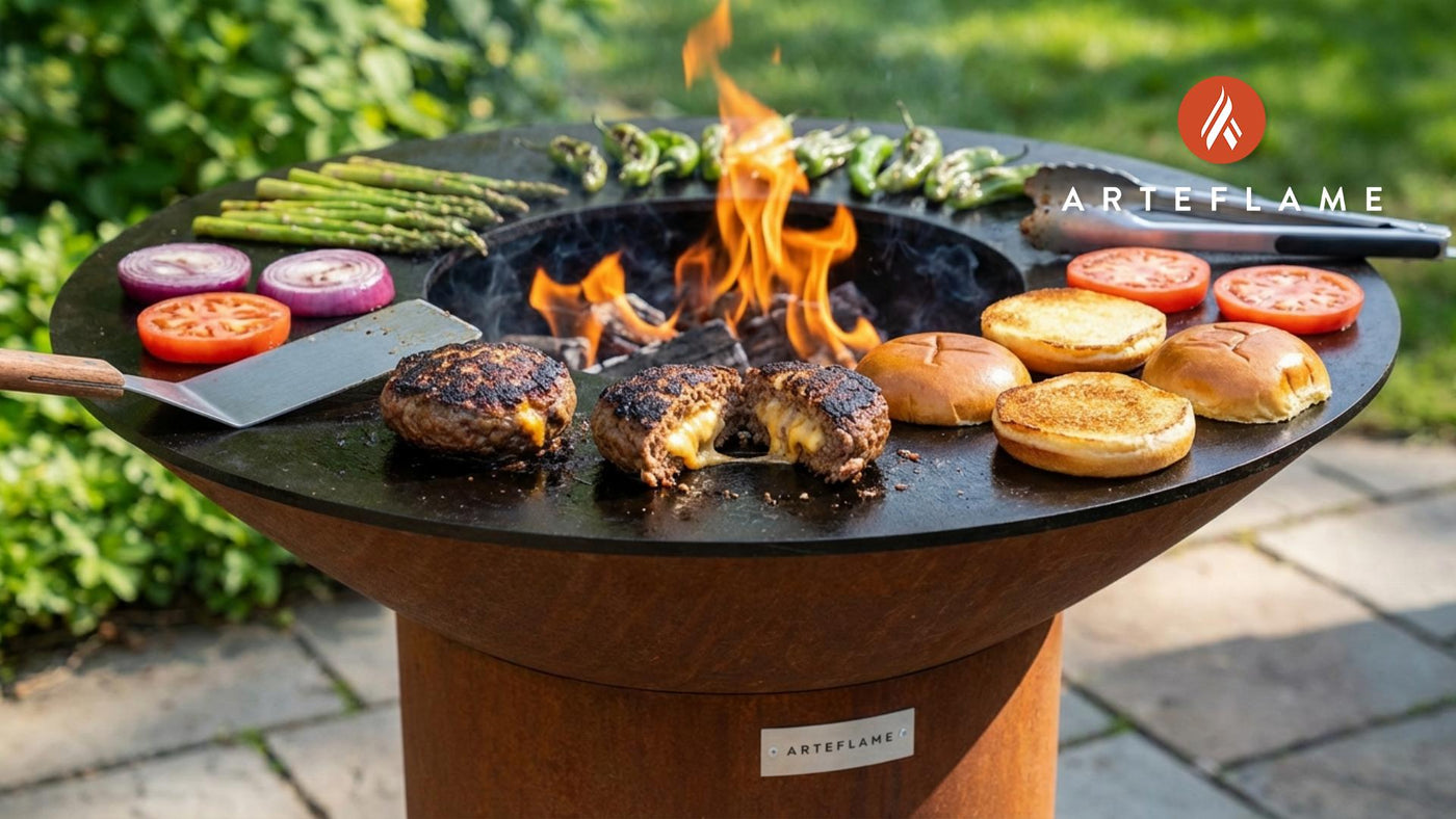 The Ultimate Grilled Vermont Cheddar Stuffed Burger Recipe