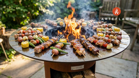 Deconstructed Kentucky Burgoo Skewers on the Arteflame Grill