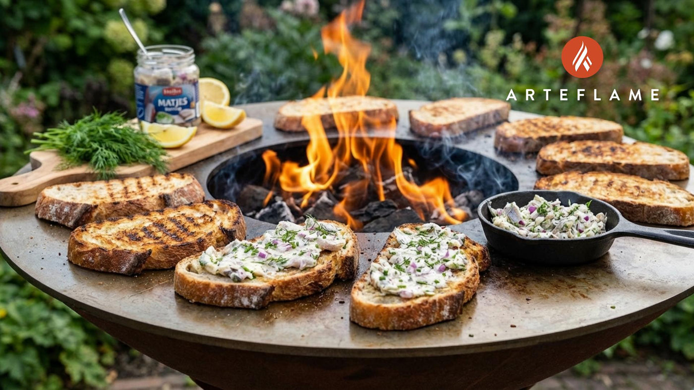 Grilled Sourdough with Matjes Herring Butter Recipe