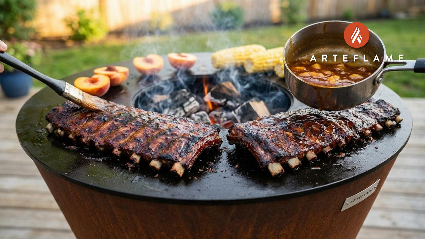 Authentic Georgia Peach Smoked Spare Ribs Recipe