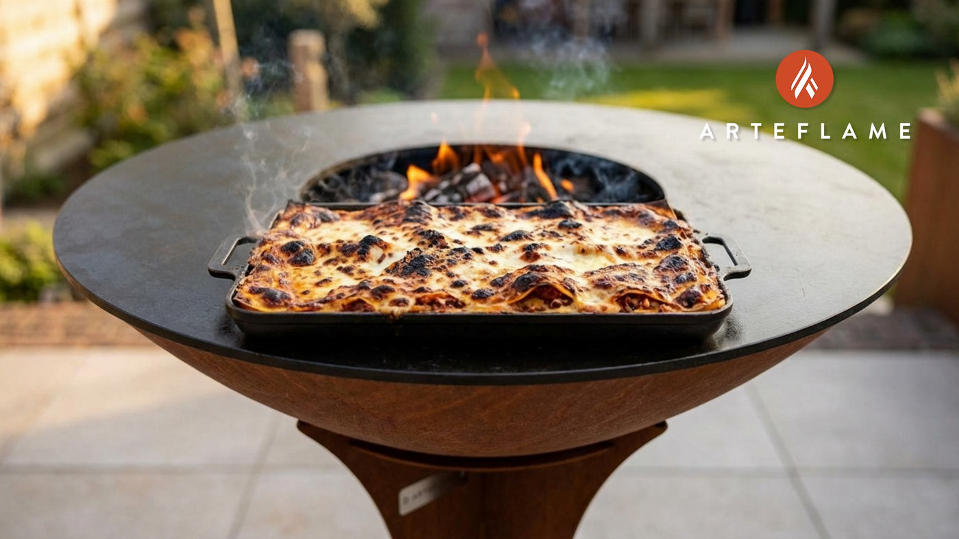 Grilled Lasagna with Rich Ragù and Creamy Béchamel Sauce
