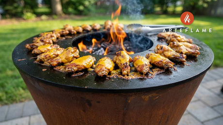 Crispy Grilled Chicken Wings with Kinder's Gold BBQ Sauce