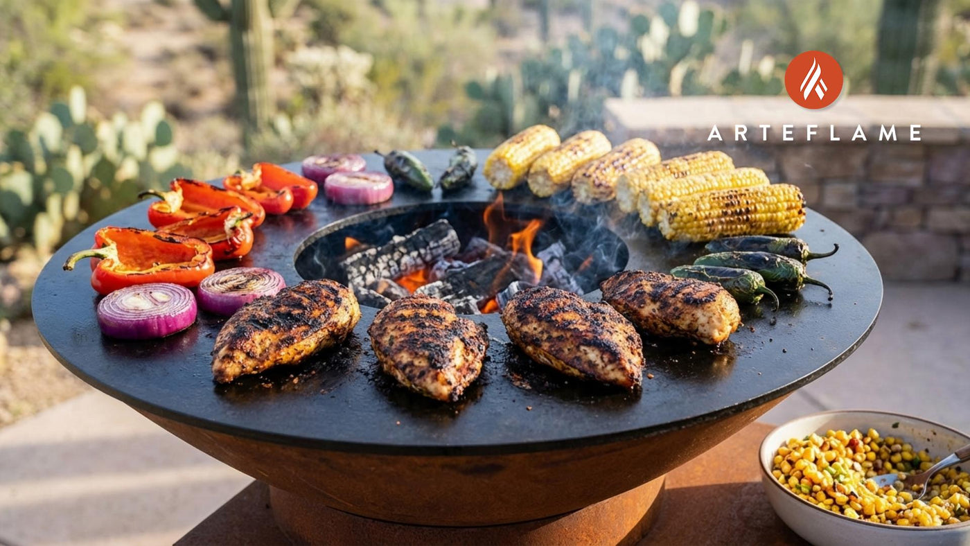 Smoky Arizona Southwest Grilled Chicken with Roasted Corn Salsa