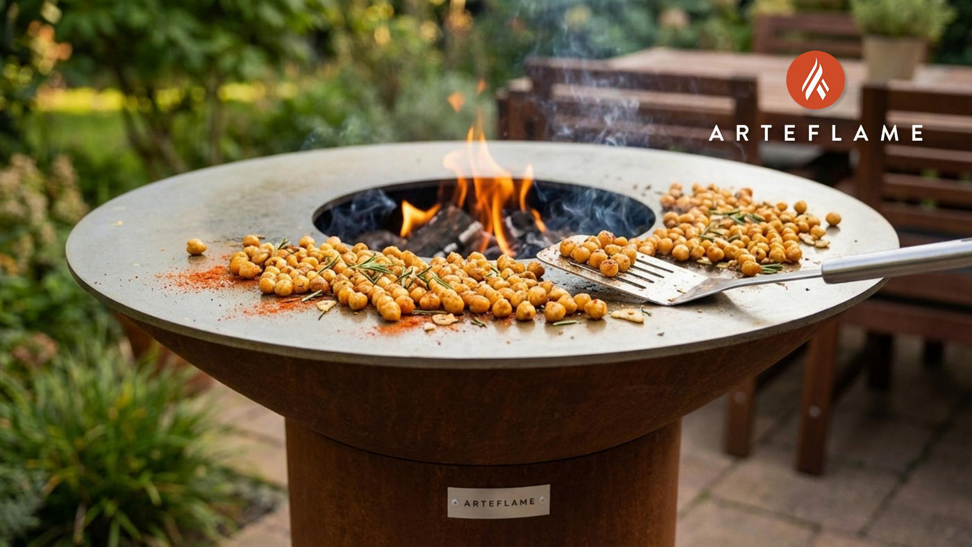 Smoky Spanish Grilled Chickpeas with Paprika and Rosemary