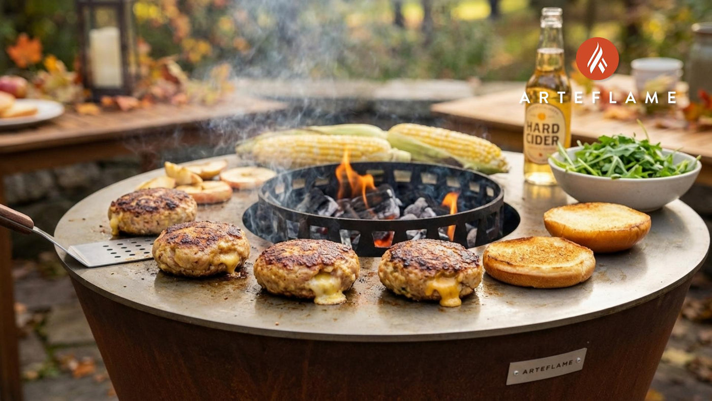 Juicy Massachusetts Cheddar-Stuffed Apple Turkey Burgers Recipe