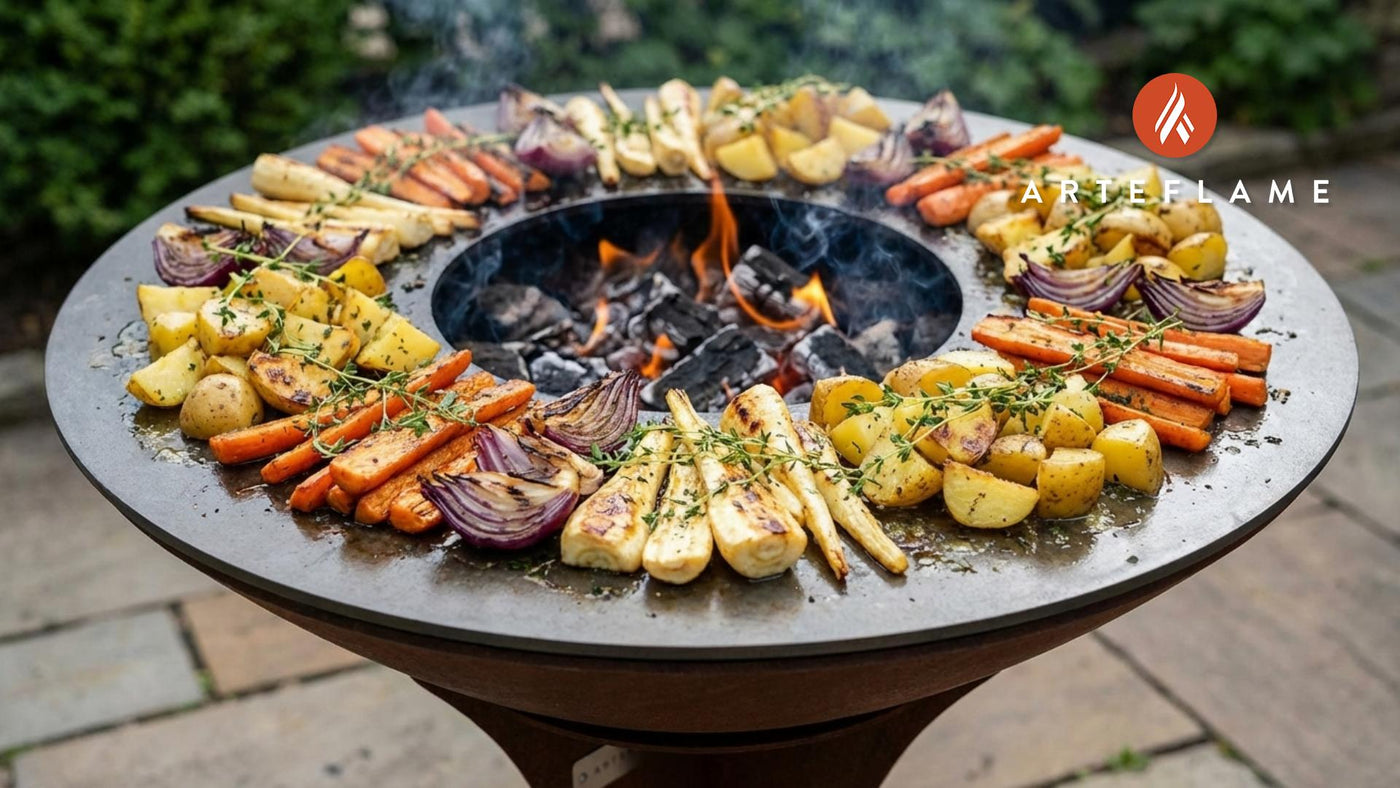 Authentic Swedish Grilled Root Vegetables with Fresh Thyme