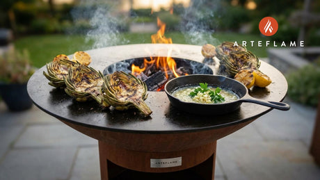 Grilled Artichokes with Lemon Garlic Butter