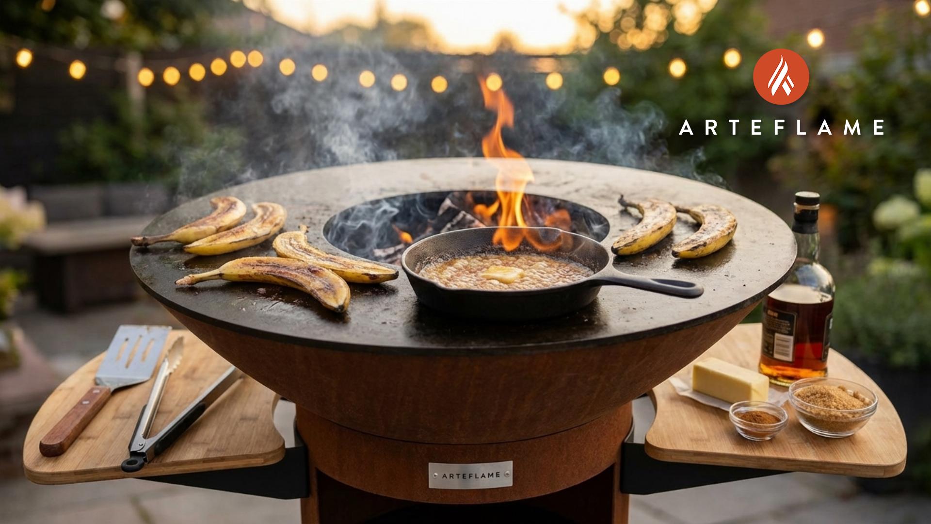Grilled Bananas Foster: Easy Wood-Fired Dessert | Arteflame