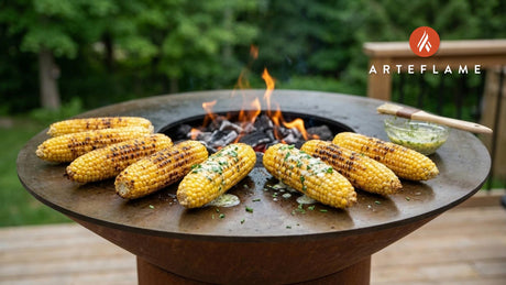 Smoky Canadian Grilled Corn on the Cob with Homemade Herb Butter
