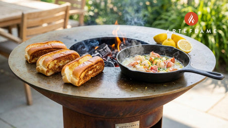 Golden & Buttery: The Ultimate Rhode Island Grilled Lobster Roll on the Arteflame