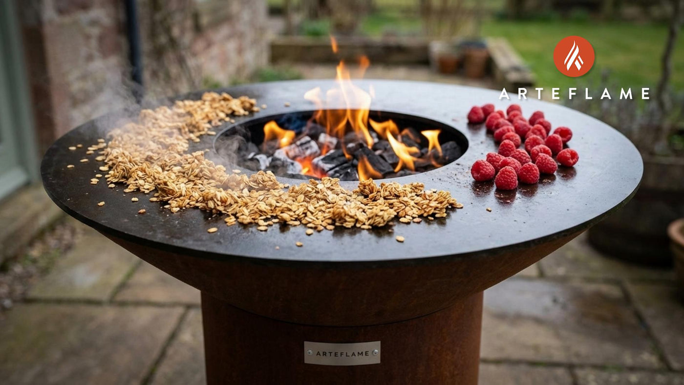 Warm Scottish Cranachan with Grilled Oat Clusters
