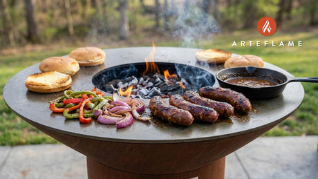 Kentucky Style Grilled Venison Sausage with Bourbon Mustard Glaze