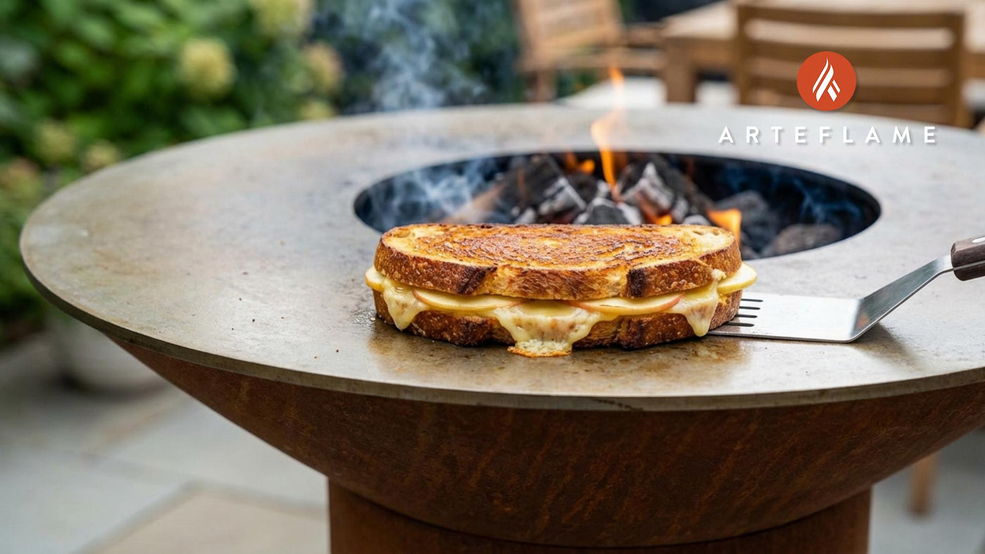 The Ultimate Vermont Cabot Cheddar Grilled Cheese on the Arteflame