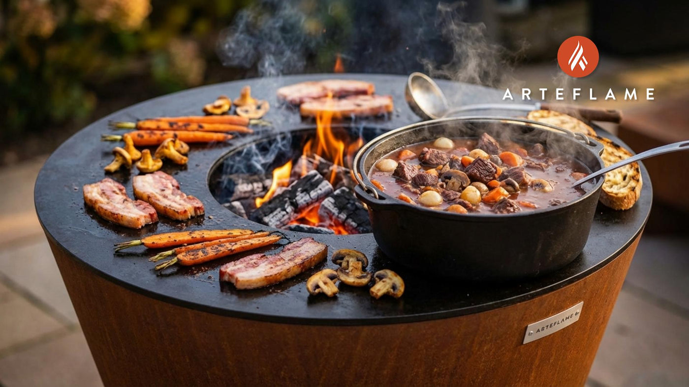 Smoky Grilled Boeuf Bourguignon on the Arteflame Grill