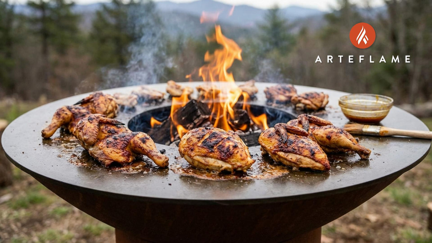 Authentic Virginia Blue Ridge Grilled Chicken Recipe on the Arteflame