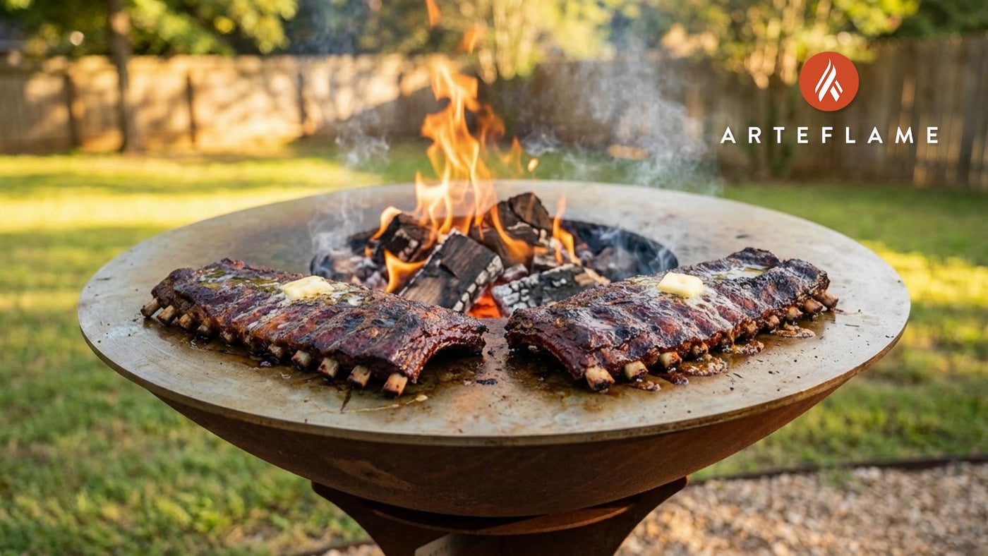 Authentic Louisiana Pecan Smoked Ribs on the Arteflame Grill