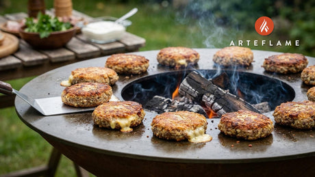 Authentic Polish Grilled Buckwheat Patties (Hreczniaki) on the Arteflame