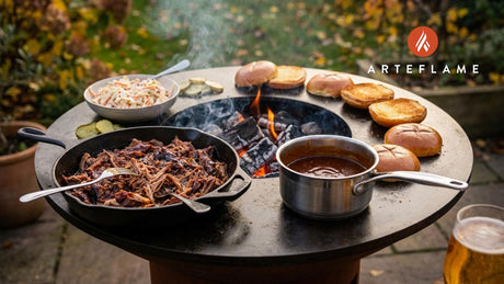 Ultimate British Smoky BBQ Pulled Pork Rolls on the Arteflame