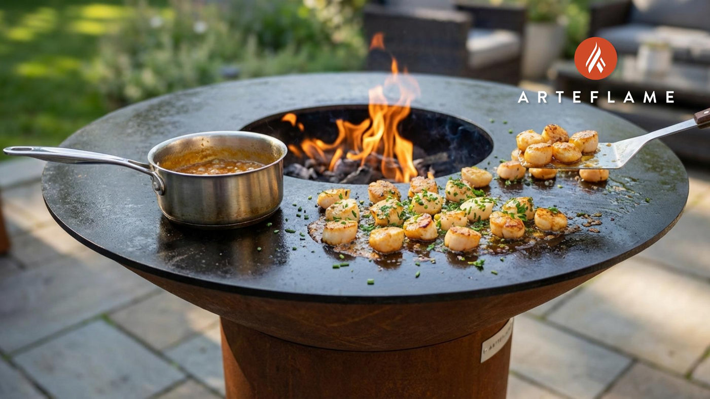 Grilled Rhode Island Bay Scallops with Zesty Citrus Glaze