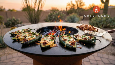 Smoky Arizona Chorizo Stuffed Poblano Peppers Recipe for the Arteflame Grill