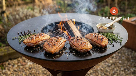 Danish BBQ Duck Breast with Juniper & Honey Glaze