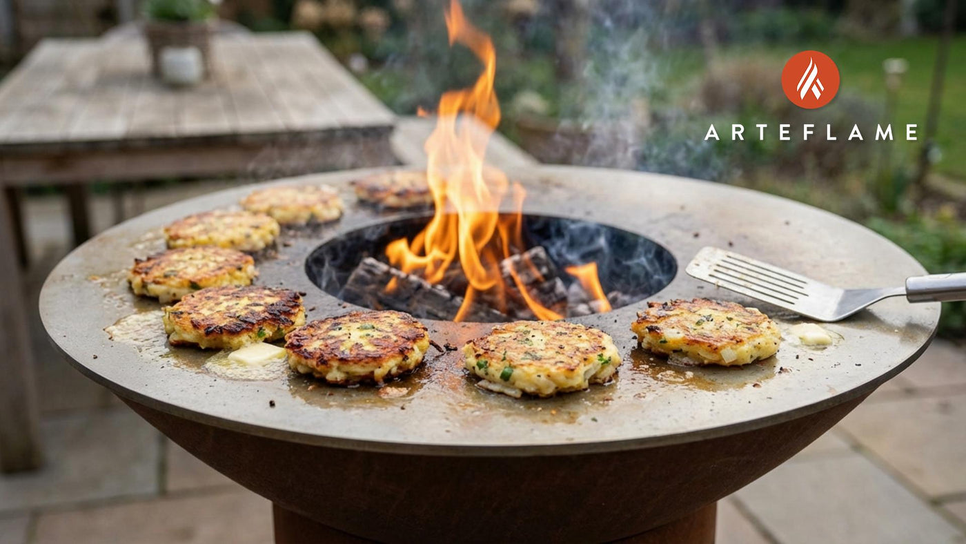 Authentic West Virginia Crispy Potato Cakes on the Grill