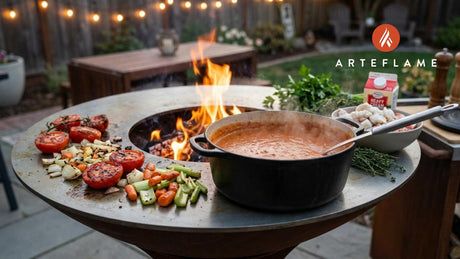 Smoky Maryland Fire-Grilled Tomato Crab Bisque
