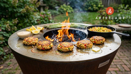 Authentic Grilled Louisiana Crab Cakes on the Arteflame