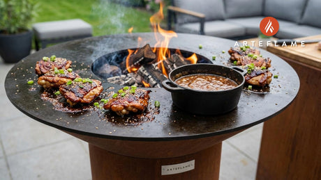 Smoky Kentucky Bourbon Chicken Thighs on the Arteflame Grill