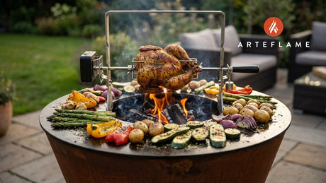 Rotisserie Herb-Roasted Chicken on the Arteflame Grill
