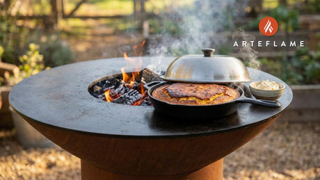 Smoky Tennessee Grilled Cornbread with Whipped Honey Butter