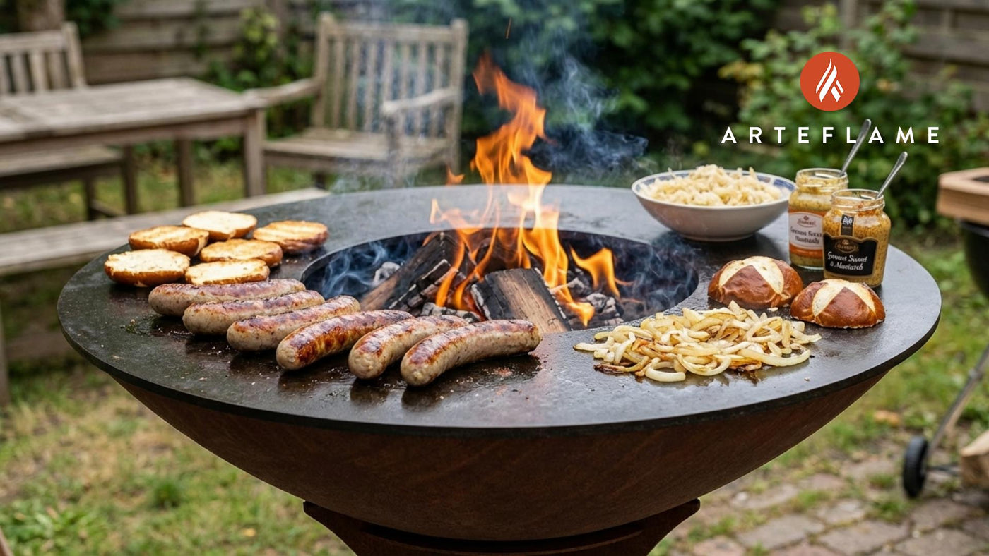 Authentic German Grilled Wild Boar Sausages Recipe for the Arteflame Grill