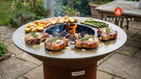 French Herb-Infused Grilled Pork Chops on the Arteflame