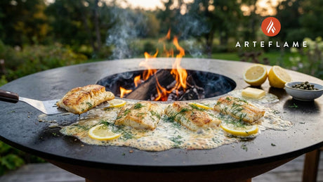 Authentic Finnish Grilled Haddock with Creamy Dill Sauce