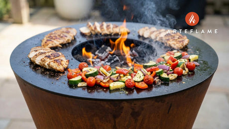 Keto Grilled Chicken & Veggie Skillet on the Arteflame Grill