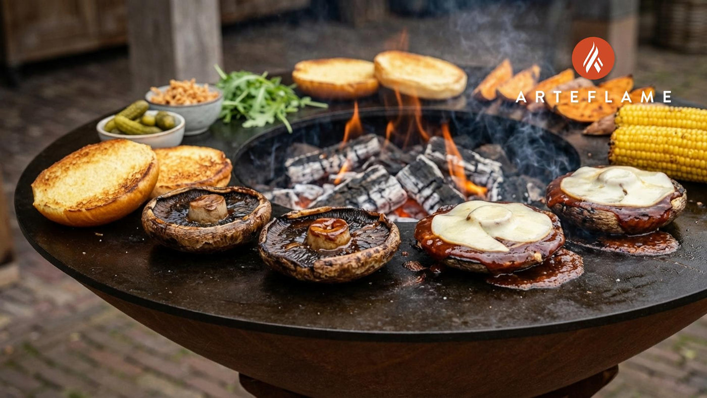 Smoky Missouri-Style Portobello Mushroom Burgers Recipe