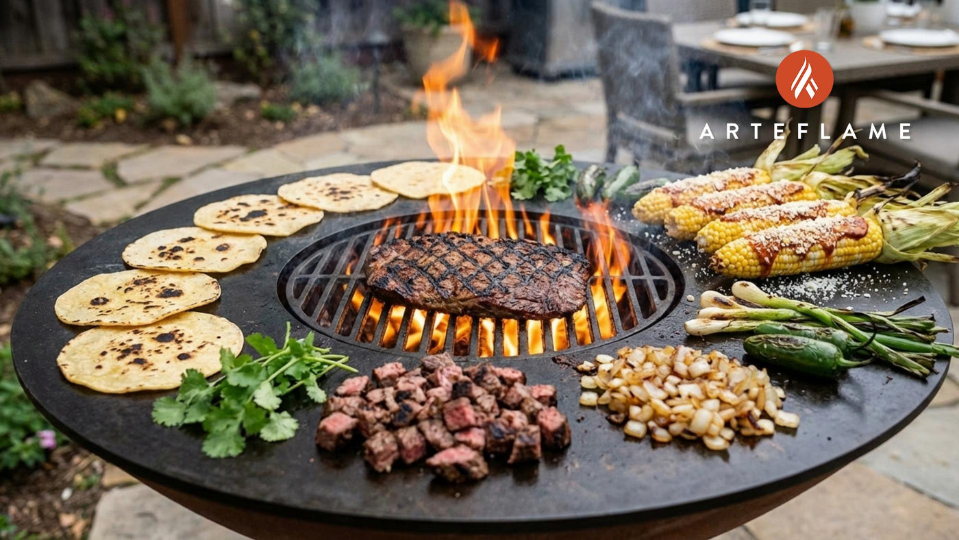 Authentic Nevada Street Tacos on the Arteflame Grill
