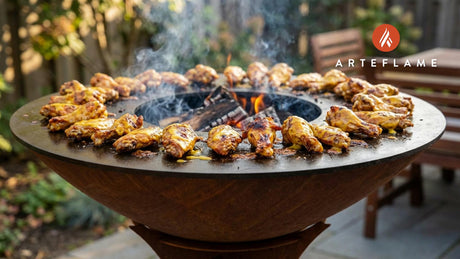 North Carolina Smoked Chicken Wings with Carolina Gold Sauce