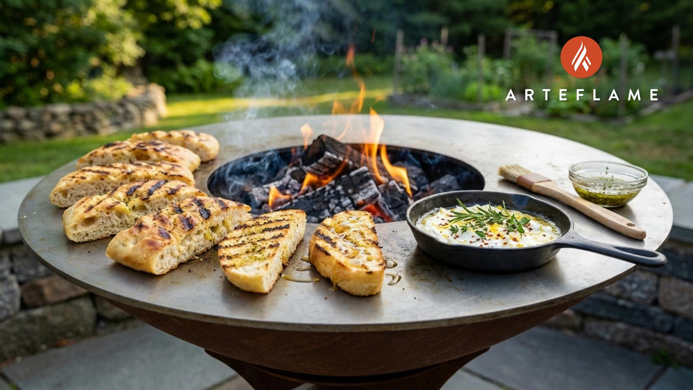 Grilled Herbed Goat Cheese Focaccia: A Smoky New Hampshire Delight