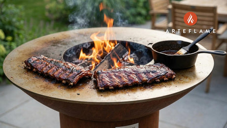 Smoky Delaware Bourbon Glazed Baby Back Ribs on the Arteflame Grill