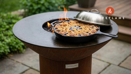 Fire-Grilled Pennsylvania Blueberry Buckle Recipe